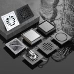 Minimalist Stainless Steel Floor Drain Anti-Insect _banjir_kecoa_tikus SUS 304 Tile Insert Smart 304 Drain Strainer