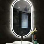 Over shape bathroom mirror,led illuminate mirror